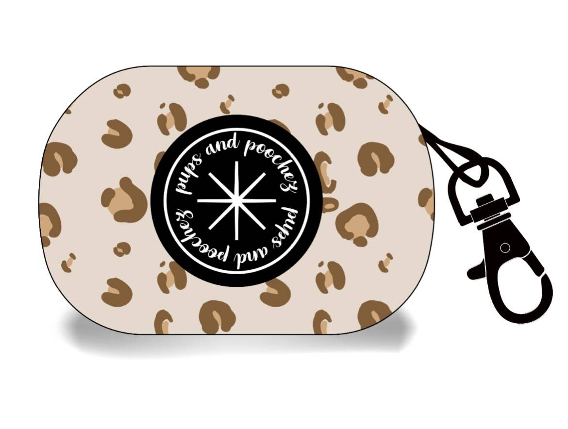 Cheetah Poop Bag Holder