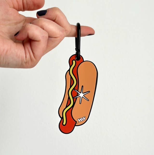 Hot Dog Poopy Loop Dog Waste Bag Holder