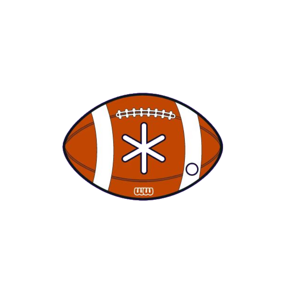 Football Poopy Loop Used Bag Holder
