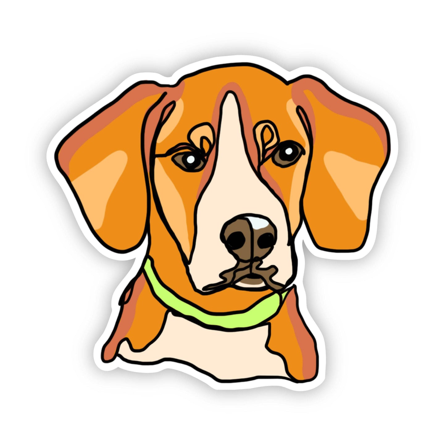 Beagle Dog Sticker - Lucky Paws BCS