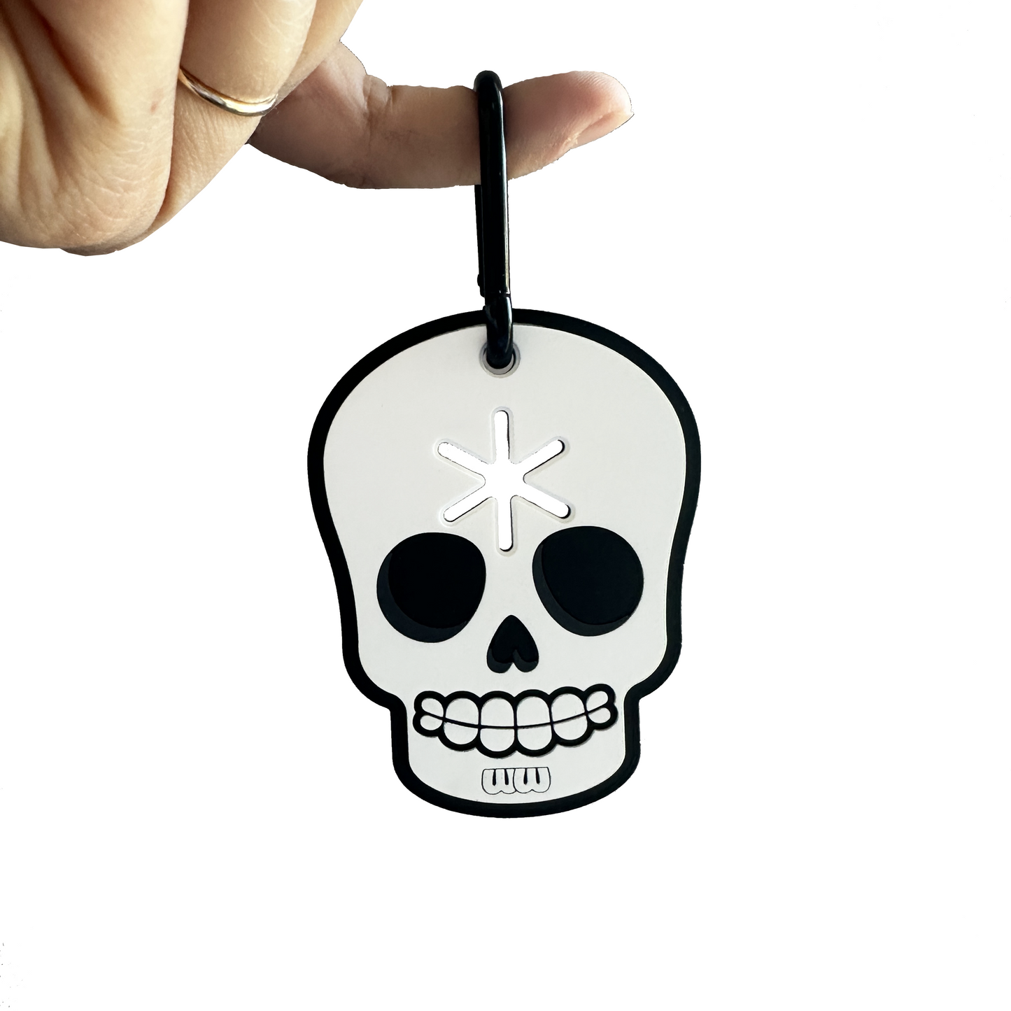 Skull Poopy Loop Dog Waste Bag Holder