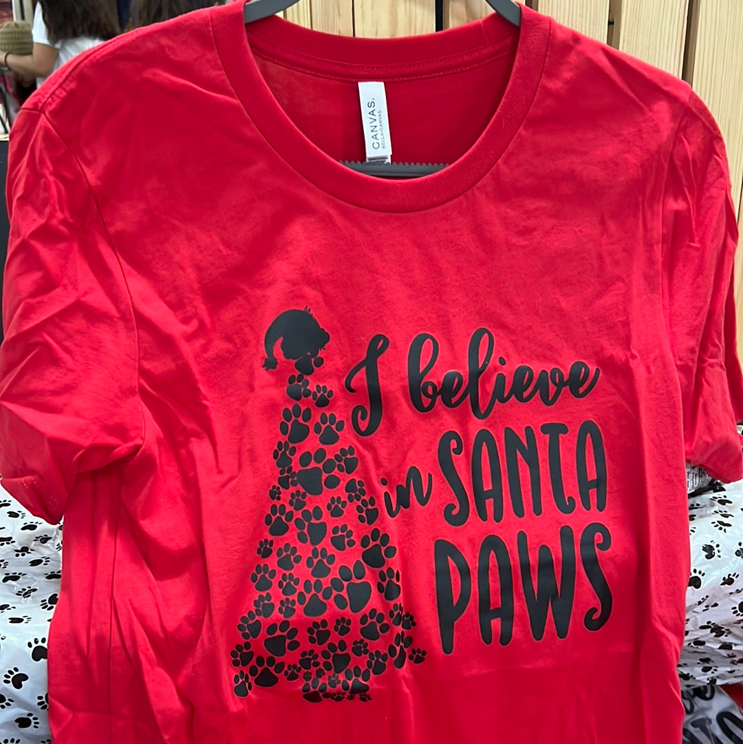 Santa Paws Christmas Tree Shirt - Lucky Paws BCS