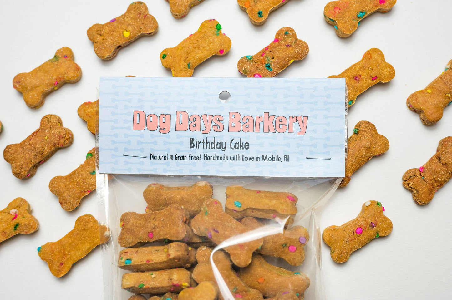 Birthday Cake Dog Treats - Lucky Paws BCS  