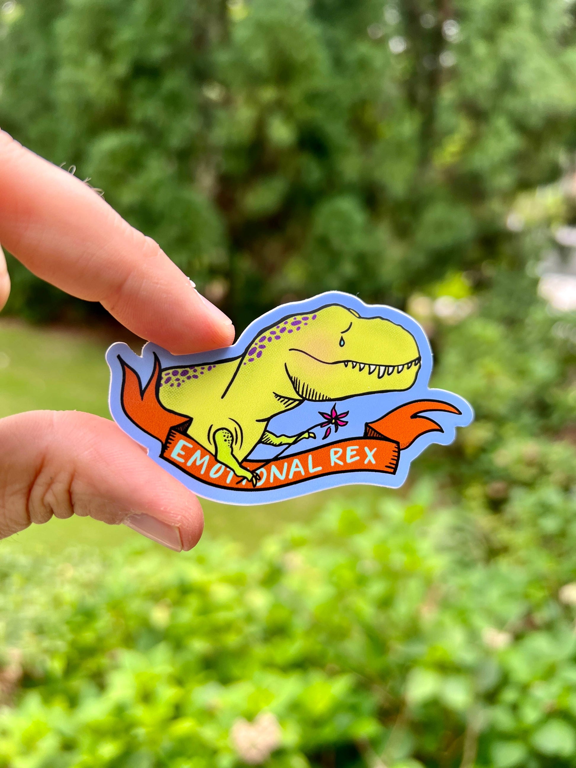 Emotional Rex Sticker - Lucky Paws BCS  