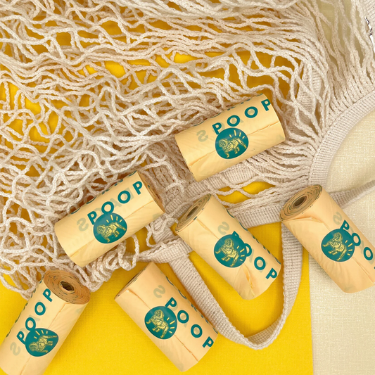 Compostable Cornstarch Poop Bags - Lucky Paws BCS  