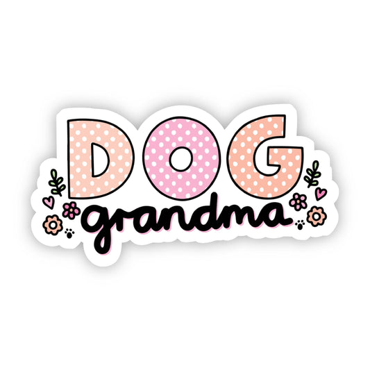 Dog Grandma Sticker - Lucky Paws BCS  