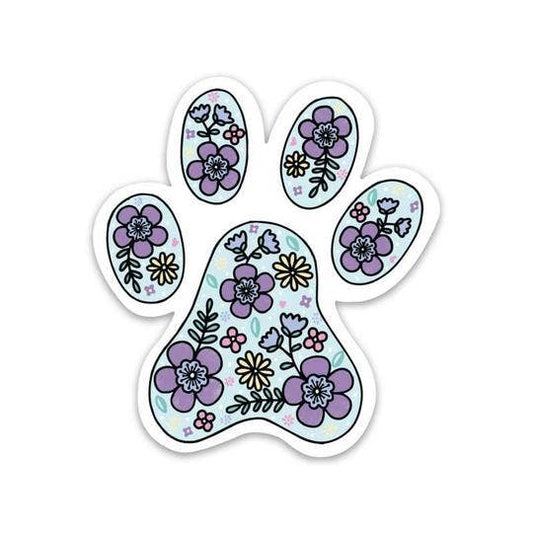 Dog Paw Print Sticker - Lucky Paws BCS  