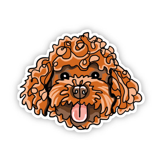 Goldendoodle Dog Sticker - Lucky Paws BCS  